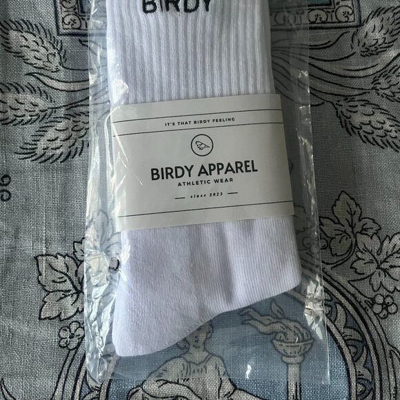 NEW in package Birdy Apparel socks White - Picture 2 of 5